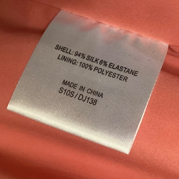 Karen Millen Peach Pink Bodycon Jewelled Peach Dress - Picture 12 of 12